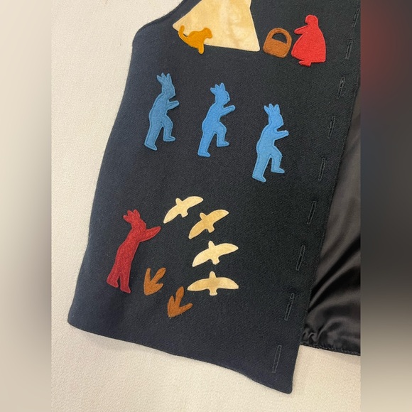 Double D Ranch Black Vest - L - RARE - Picture 5 of 15